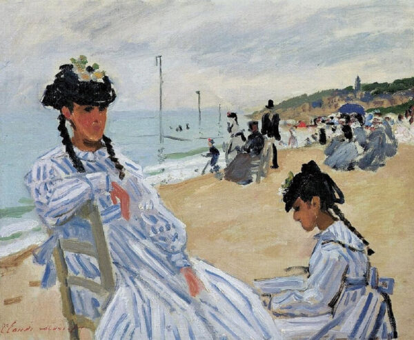 En la playa de Trouville – Claude Monet Claude Monet Master Apollon