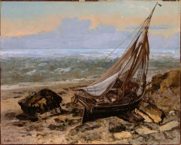 Barco de pesca – Gustave Courbet Gustave Courbet Master Apollon