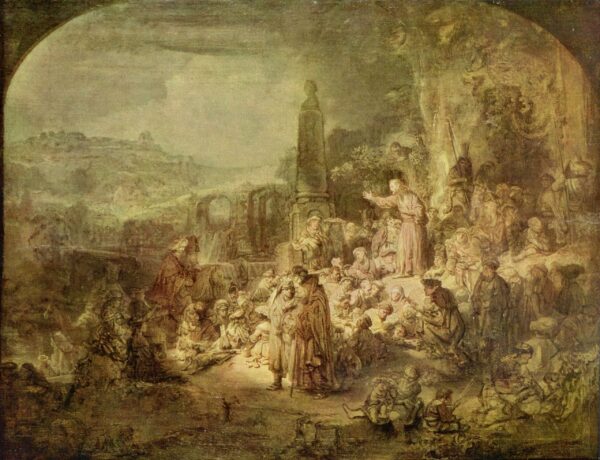 El sermón de Juan Bautista – Rembrandt van Rijn Rembrandt van Rijn Master Apollon