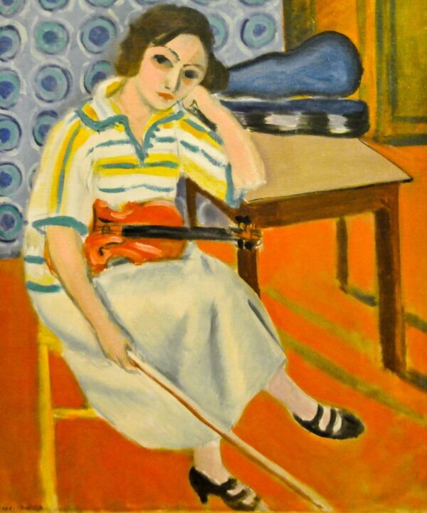 Mujer con un violín 1921 – Matisse Henri Matisse Master Apollon