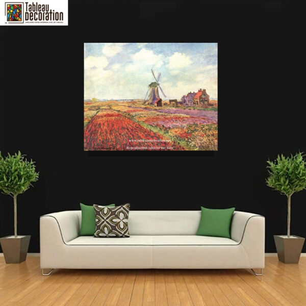 Campos de tulipanes en Holanda – Cuadro de Monet Claude Monet Master Apollon 3