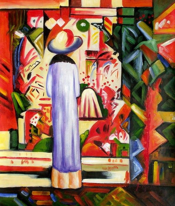 Gran vitrina luminosa – August Macke August Macke Master Apollon