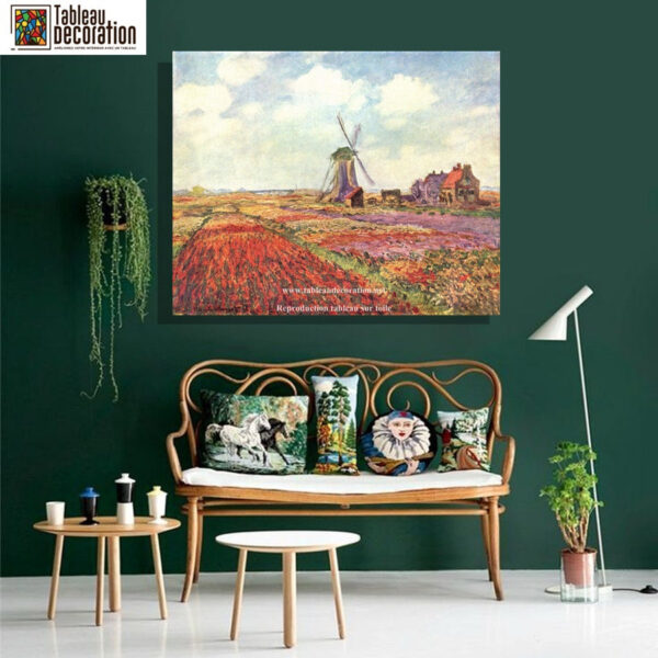 Campos de tulipanes en Holanda – Cuadro de Monet Claude Monet Master Apollon 4