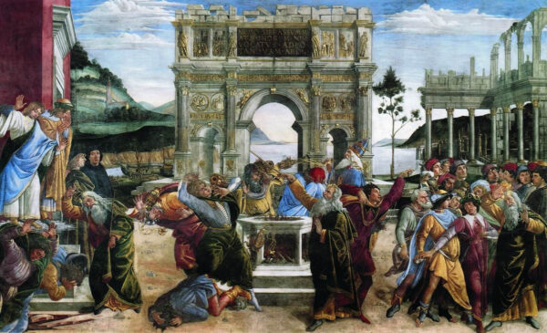 Revuelta contra la ley de Moisés – Sandro Botticelli Sandro Botticelli Master Apollon