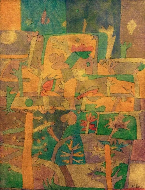 Paisaje de jardín oriental, 1924 – Paul Klee Paul Klee Master Apollon