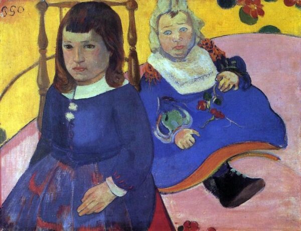 Retrato de dos niños (Paul y Jean Schuffenecker) – Paul Gauguin Paul Gauguin Master Apollon