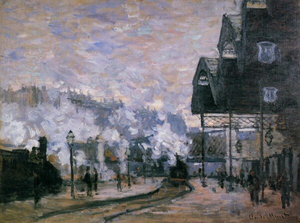 La Gare Saint-Lazare, vista exterior – Claude Monet Claude Monet Master Apollon