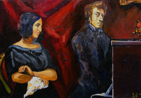 George Sand y Frédéric Chopin – Eugène Delacroix Eugène Delacroix Master Apollon