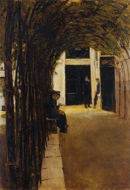 La casa de un anciano en Ámsterdam – Max Liebermann Max Liebermann Master Apollon