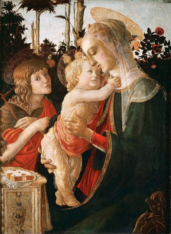 Virgen con el Niño y San Juan Bautista (para más detalles ver 93885, 93887) – Sandro Botticelli Sandro Botticelli Master Apollon