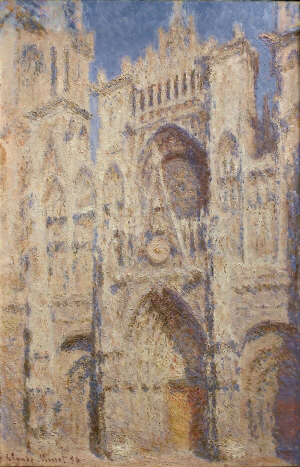 El portal de la catedral de Ruan al sol (W1325) – Claude Monet Claude Monet Master Apollon