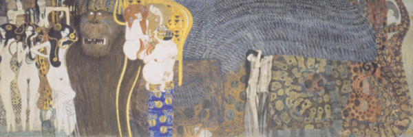 La frisa de Beethoven: Las potencias hostiles. Muro de fondo – Gustav Klimt Gustav Klimt Master Apollon