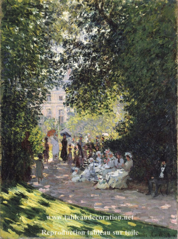 Le Parc Monceau – Cuadro de Monet Claude Monet Master Apollon