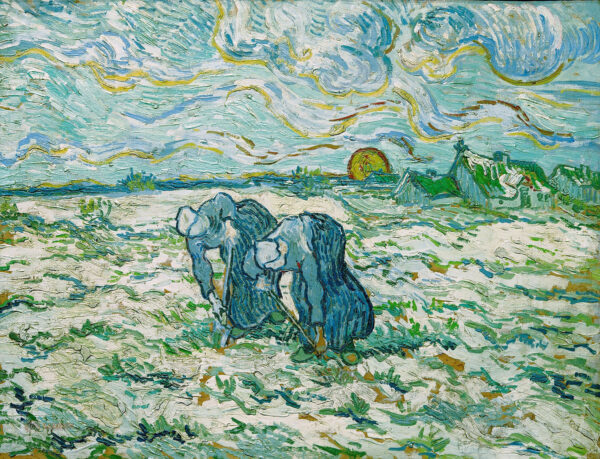 Campesinas en proceso de cavar – Van Gogh Vincent Van Gogh Master Apollon