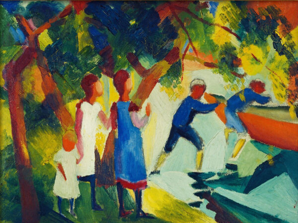 Niños en el agua – August Macke August Macke Master Apollon