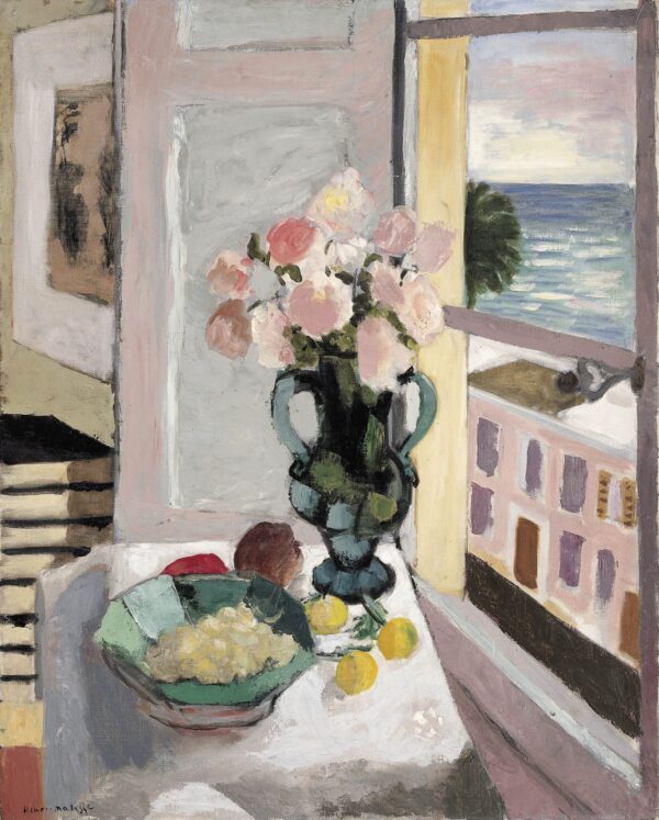 Rosas Safrano en la ventana – Matisse Henri Matisse Master Apollon