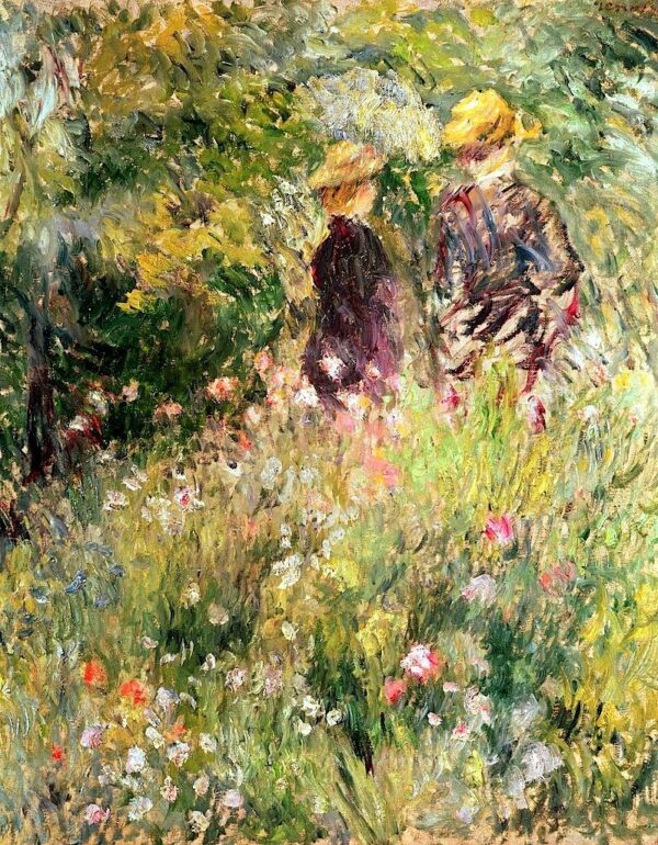 Conversación en un Jardín de Rosas – Pierre-Auguste Renoir Pierre-Auguste Renoir Master Apollon