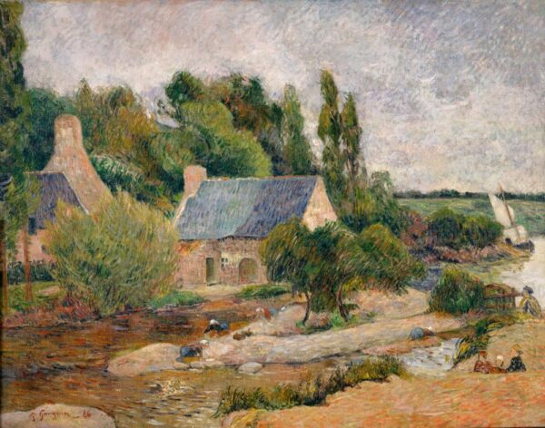 Las lavanderas en Pont-Aven – Paul Gauguin Paul Gauguin Master Apollon