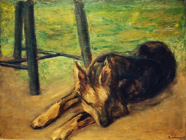 Perro pastor dormido – Max Liebermann Max Liebermann Master Apollon