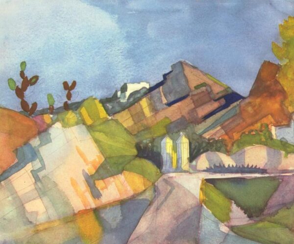 Paisaje rocoso – August Macke August Macke Master Apollon