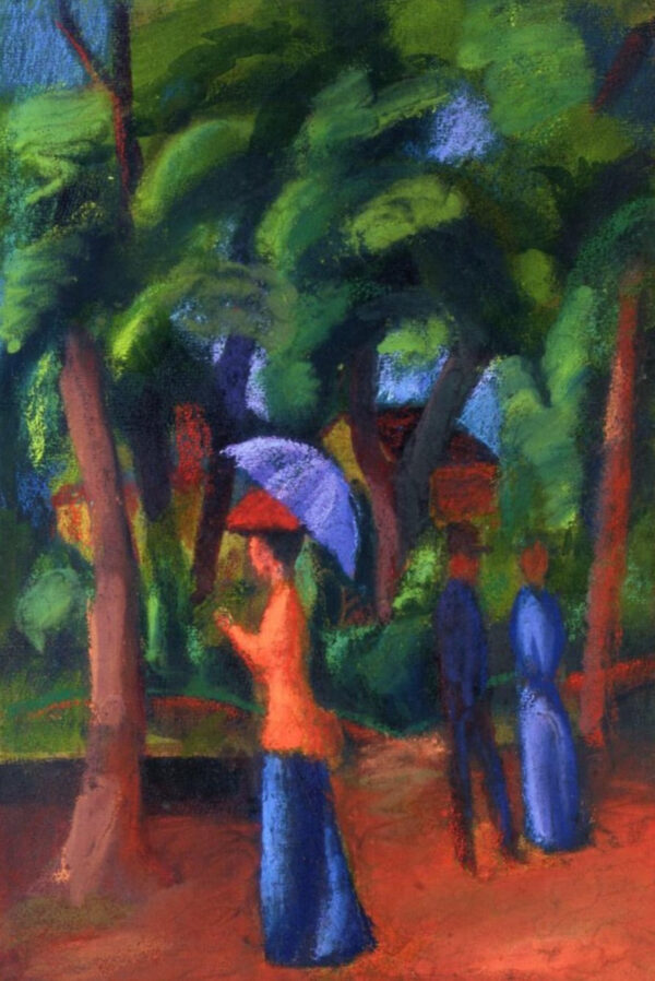 Marcha en el parque – August Macke August Macke Master Apollon