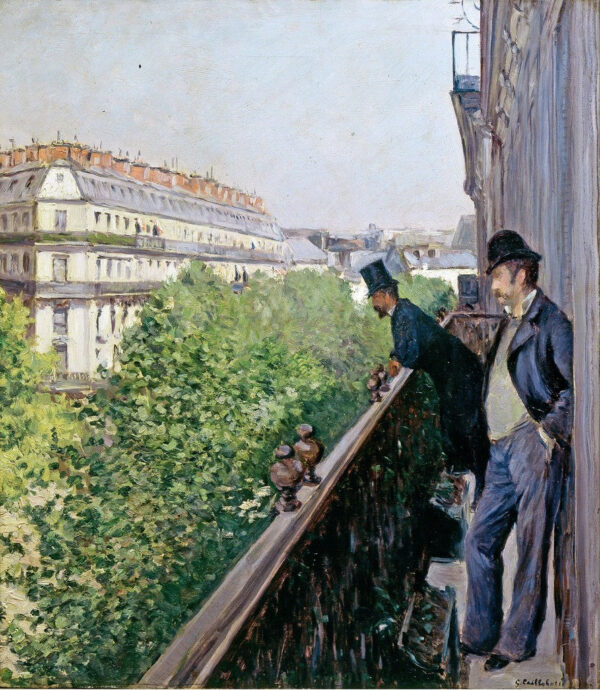 Un balcón, bulevar Haussmann – Caillebotte Gustave Caillebotte Master Apollon