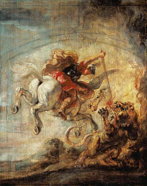 Bellérophon montando a Pégaso y combatiendo a la Quimera – Peter Paul Rubens Peter Paul Rubens Master Apollon