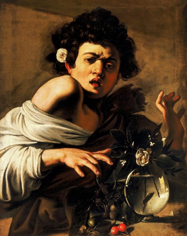 Chico mordido por un lagarto – Caravaggio Caravaggio Master Apollon