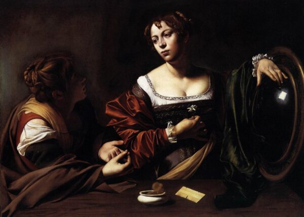 La conversión de la Magdalena – Caravaggio Caravaggio Master Apollon