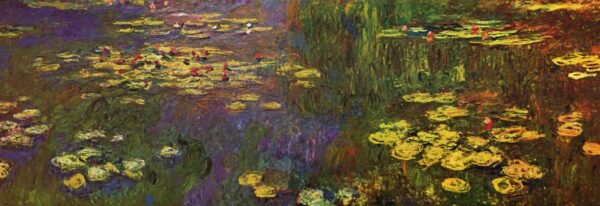 Detalles de los nenúfares de Monet en el Museo de la Orangerie en París – Claude Monet Claude Monet Master Apollon