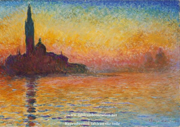 San Jorge Mayor al crepúsculo – Cuadro de Claude Monet Claude Monet Master Apollon