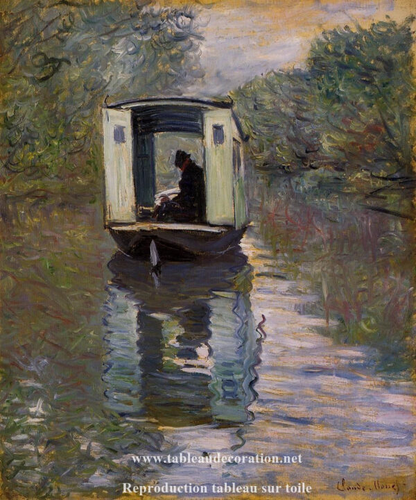 El barco-taller – Cuadro de Monet Claude Monet Master Apollon