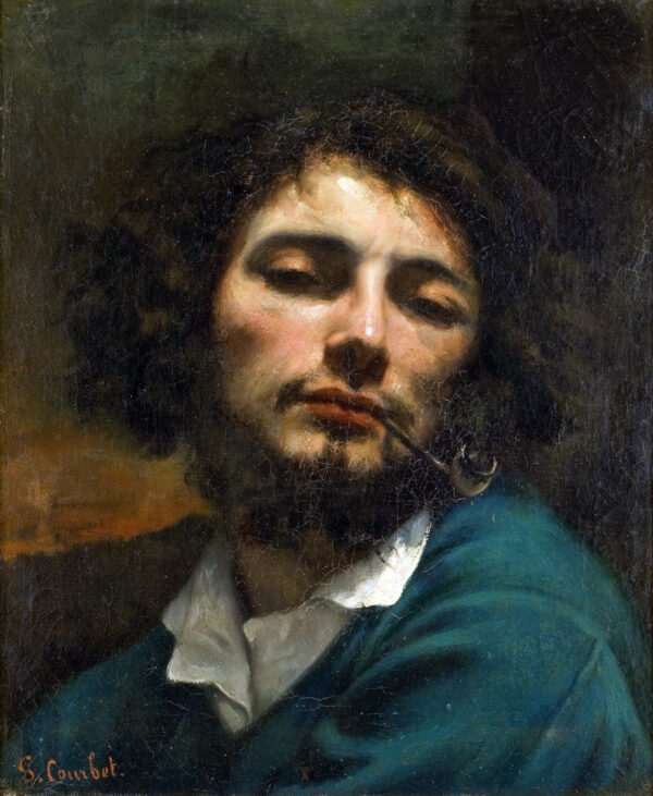 Autorretrato del artista, Hombre con una pipa – Gustave Courbet Gustave Courbet Master Apollon