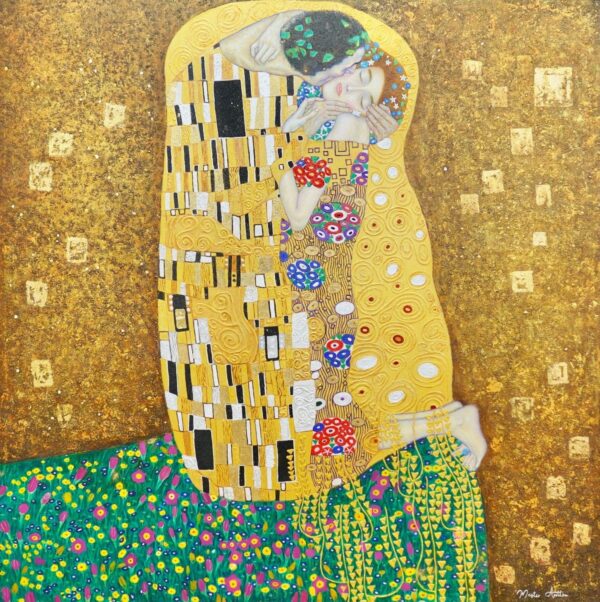 El beso (Gustav Klimt) – Reproducción en stock – 200 x 200 cm Gustav Klimt Master Apollon