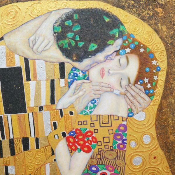 El beso (Gustav Klimt) – Reproducción en stock – 200 x 200 cm Gustav Klimt Master Apollon 9