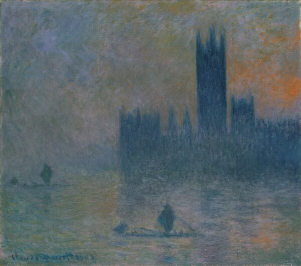 Londres, el Parlamento (Efecto de niebla) (W 1609) – Claude Monet Claude Monet Master Apollon