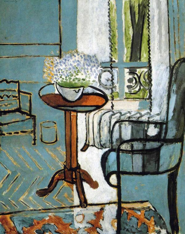 El interior de la ventana con los myosotis – Matisse Henri Matisse Master Apollon