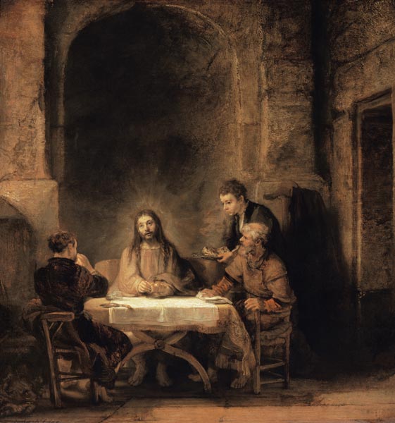 El Cristo en Emaús – Rembrandt van Rijn Rembrandt van Rijn Master Apollon