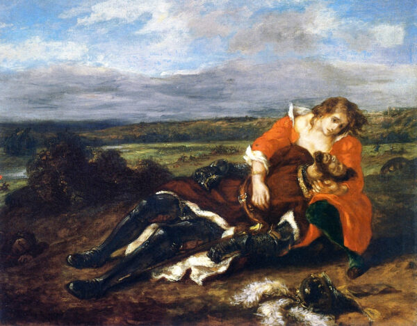 La muerte de Lara – Eugène Delacroix Eugène Delacroix Master Apollon