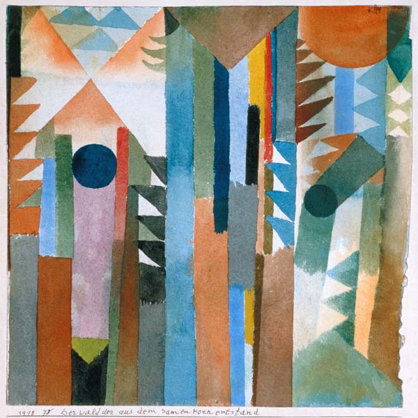 El bosque nacido del grano – Paul Klee Paul Klee Master Apollon