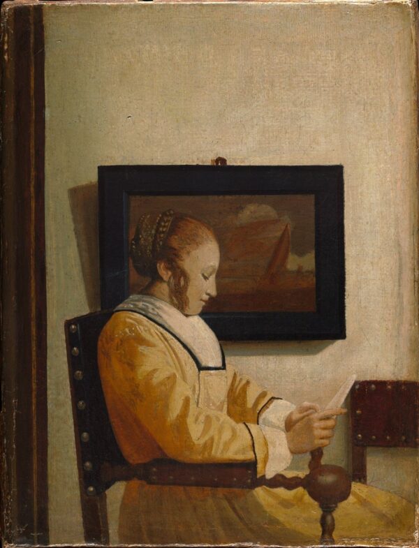 Joven mujer leyendo – Johannes Vermeer Johannes Vermeer Master Apollon