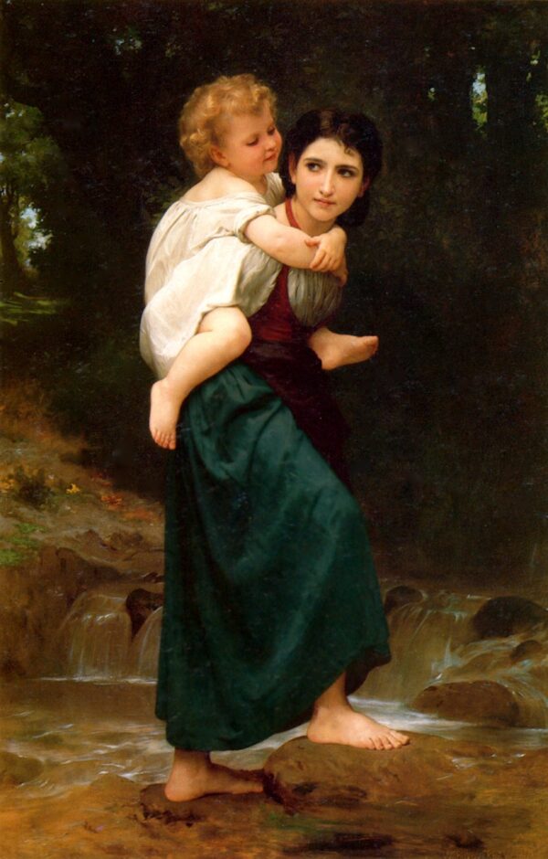 El paso del vado – William Bouguereau William Bouguereau Master Apollon