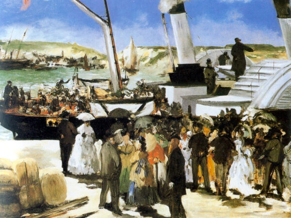 La salida del vapor de Folkestone – Edouard Manet Édouard Manet Master Apollon