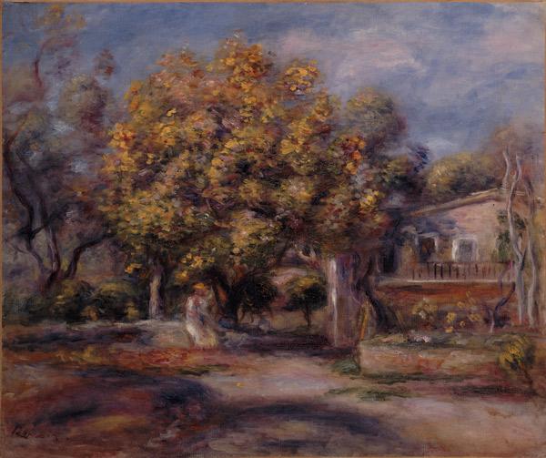 Entrada de la casa y del jardín en Cagnes – Pierre-Auguste Renoir Pierre-Auguste Renoir Master Apollon