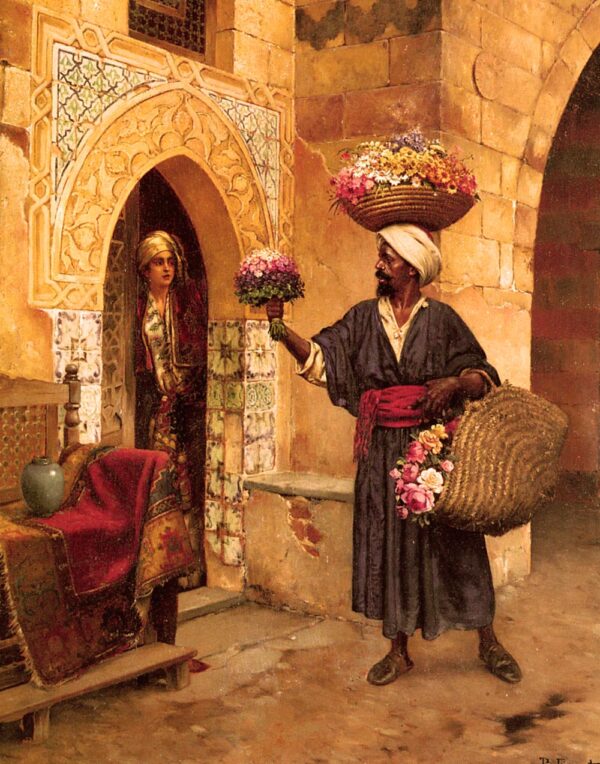 El comerciante de flores – Rudolf Ernst Rudolf Ernst Master Apollon