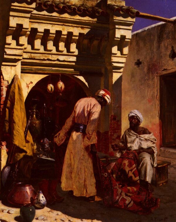 El comerciante de alfombras – Rudolf Ernst Rudolf Ernst Master Apollon