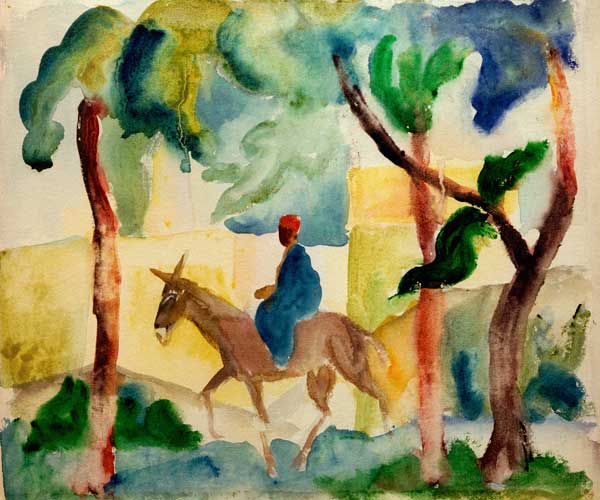 Cavaliers de asno – August Macke August Macke Master Apollon