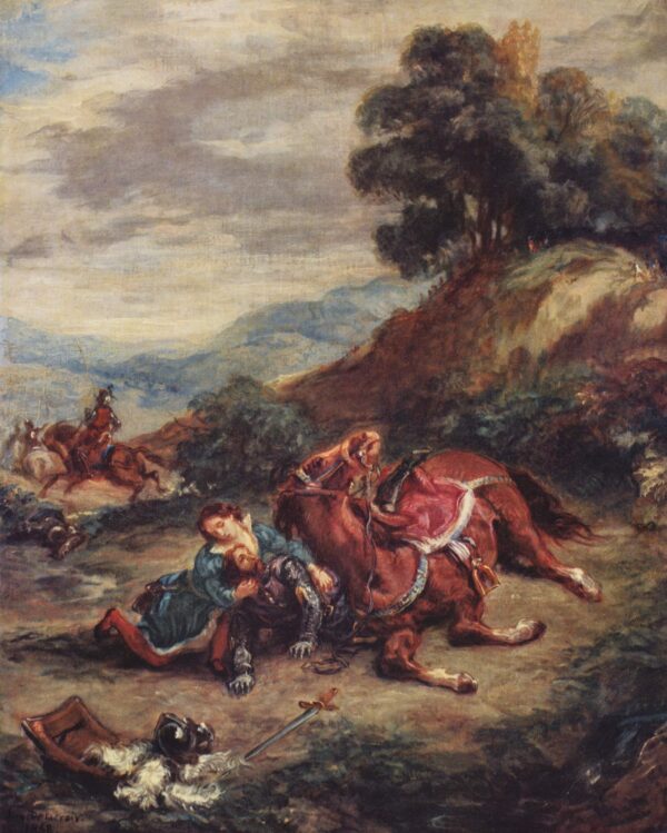 La muerte de Lara I – Eugène Delacroix Eugène Delacroix Master Apollon