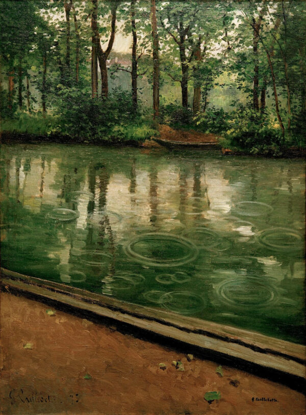 L’yerres, lluvia – Caillebotte Gustave Caillebotte Master Apollon