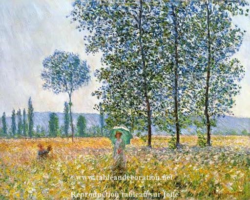 Campos en primavera – Claude Monet Claude Monet Master Apollon